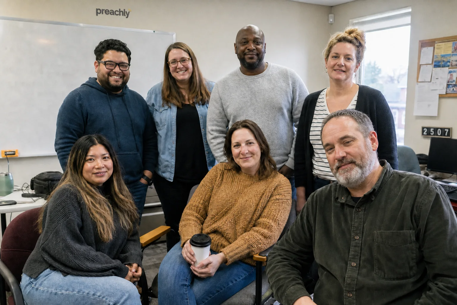 A small team of church communications managers